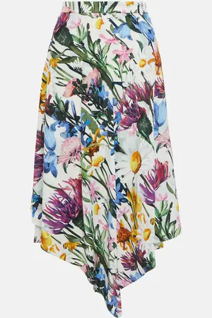 Stella McCartney Floral midi skirt