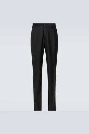 Giorgio Armani Wool and cashmere slim pants