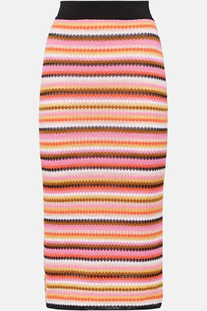Missoni Cotton-blend midi skirt