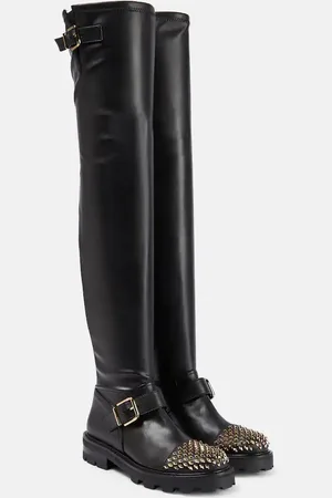 Jimmy Choo Biker II leather over-the-knee boots