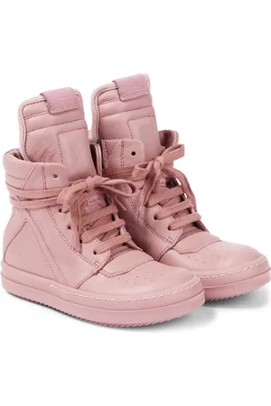 Rick Owens Geobasket leather high-top sneakers