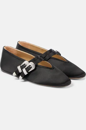 Le Monde Beryl Claudia satin Mary Jane flats