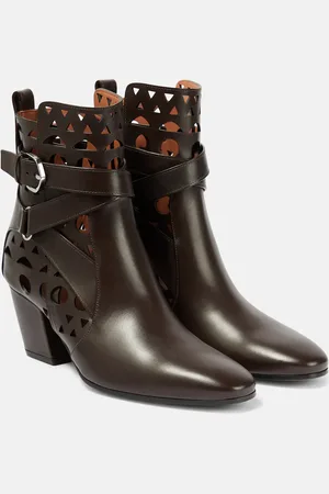 Alaïa Ziggy Vienne leather ankle boots