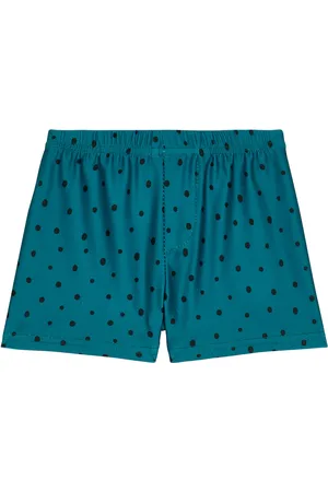 Suncracy Santorini polka-dot swim trunks