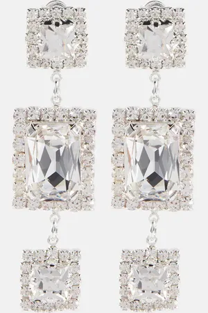 MAGDA BUTRYM Crystal-embellished drop earrings