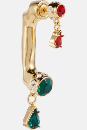 Paco rabanne Rhinestone embellished drop earring
