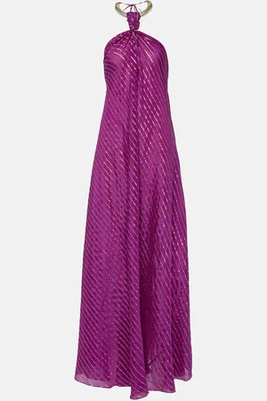 JOHANNA ORTIZ Silk-blend maxi dress