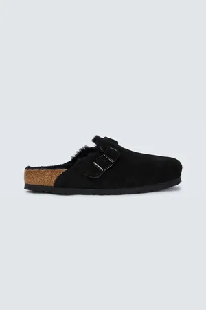 Birkenstock Boston suede clogs