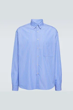 Lanvin Striped cotton poplin shirt