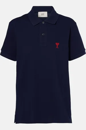 Ami Ami De CÅur cotton piquÃ© polo shirt