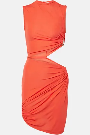CHRISTOPHER ESBER Bezel embellished cutout minidress