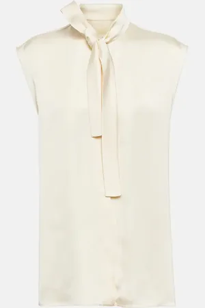 Jil Sander Satin sleeveless blouse