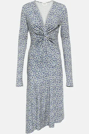 Marant Etoile Lania printed jersey midi dress