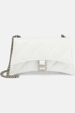 Balenciaga Crush Mini quilted leather wallet on chain