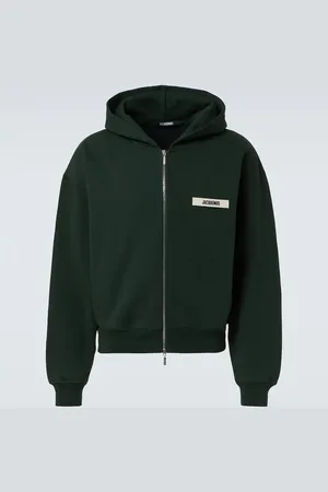 Jacquemus Cotton jersey zip-up hoodie
