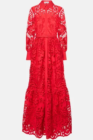 Self-Portrait Cotton lace gown