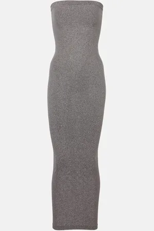 Wolford Fading Shine strapless midi dress