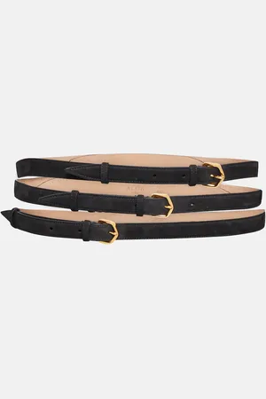 Alaïa Multi slim leather belt
