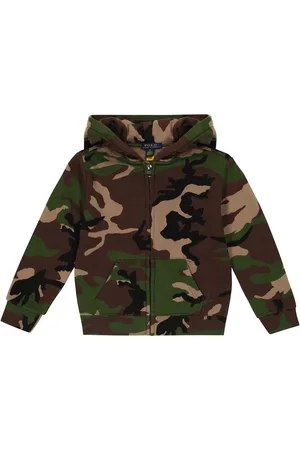 Ralph Lauren Camouflage cotton-blend zip-up hoodie