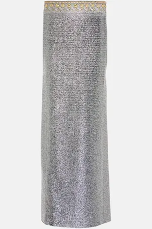 Paco rabanne Embellished maxi skirt