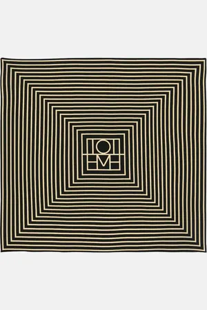 Totême Logo silk scarf