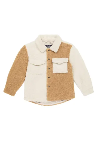 Il gufo Colorblocked teddy jacket