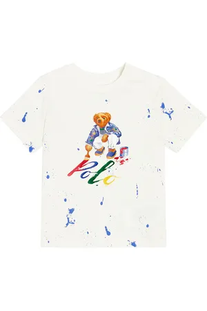 Ralph Lauren Baby Polo Bear cotton jersey T-shirt