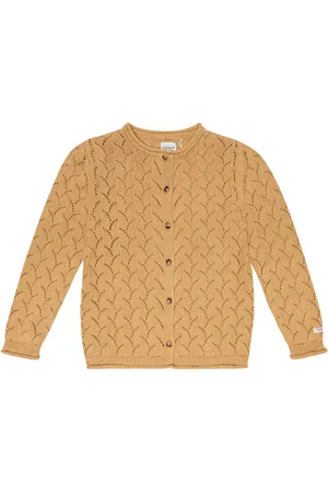 Donsje Vennies pointelle-knit cotton cardigan
