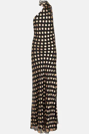 ALEXANDRA MIRO Ava one-shoulder maxi dress