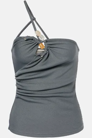 CHRISTOPHER ESBER Concave Stone asymmetric top
