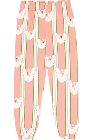 Mini Rodini Printed cotton jersey sweatpants