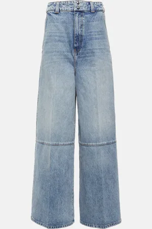 Khaite Isla high-rise wide-leg jeans