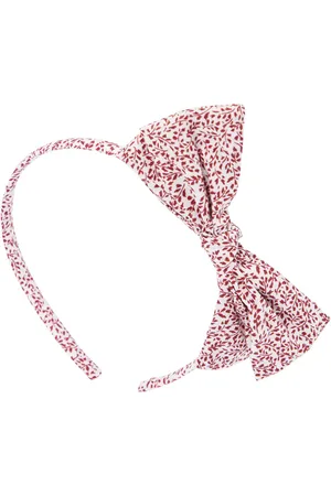 BONPOINT Floral bow-trimmed headband