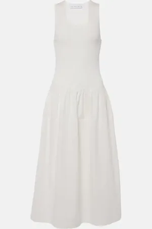 Proenza Schouler Label Malia cotton poplin midi dress