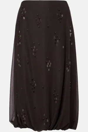 XU ZHI Embellished midi skirt