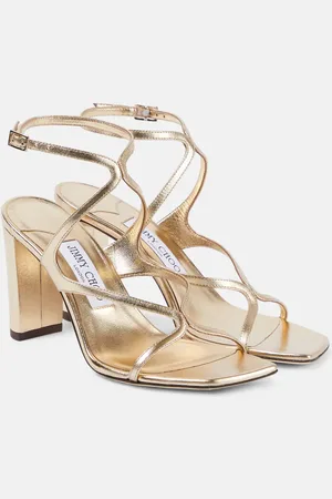 Jimmy Choo Azie 85 metallic leather sandals