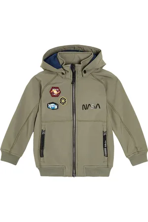 Molo Cloudy appliquÃ© softshell jacket