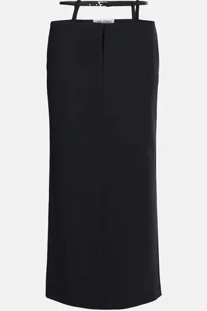 The Attico Cutout midi skirt