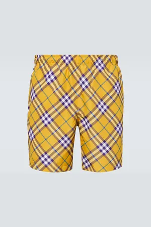 Burberry Check swim shorts