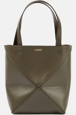 Loewe Puzzle Fold Mini leather tote bag