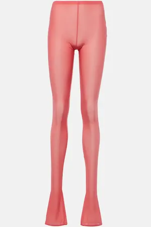 BLUMARINE Semi-sheer leggings