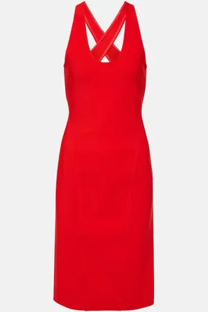 Alaïa Open-back midi dress