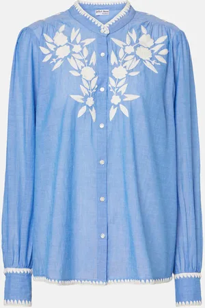 Juliet Dunn Cotton chambray shirt