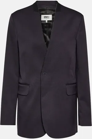 Maison Margiela Single-breasted wool-blend blazer