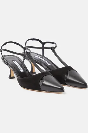 Manolo Blahnik Gala 50 embellished leather sandals