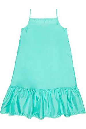 Caramel Grape silk slip dress