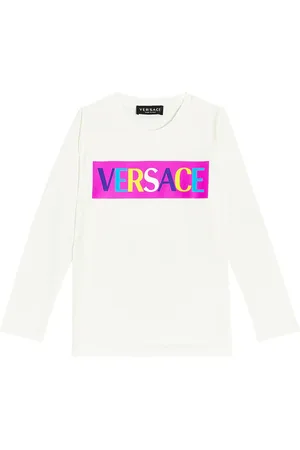 VERSACE Printed cotton jersey T-shirt