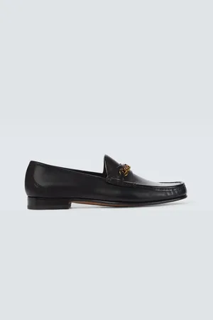 Tom Ford Leather York Chain loafers