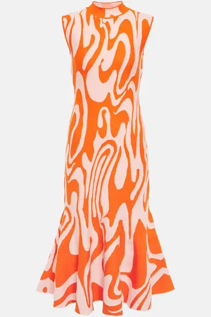 Sportmax Teglia printed midi dress