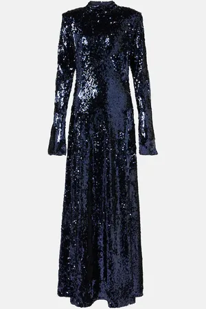 ROTATE Sequined gown